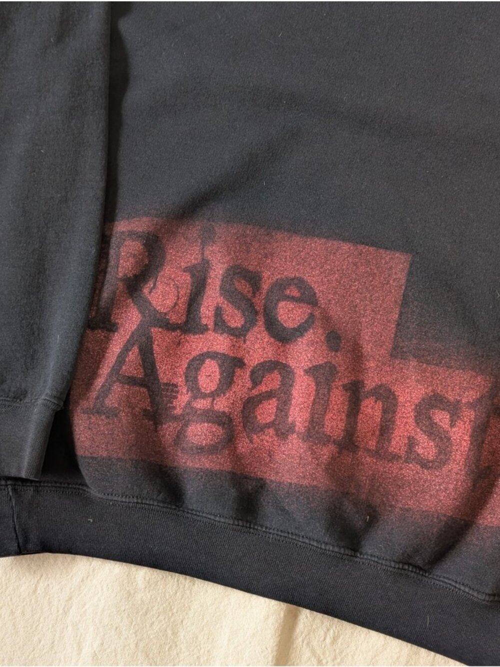 Rise Against VTG 2008 Appeal to Reason Black Graphic Band Hoodie Punk Rock SM - Picture 6 of 8